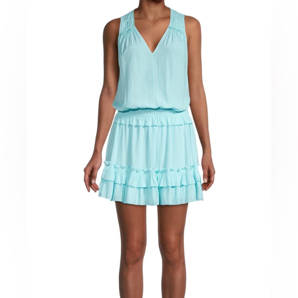 NWOT RAMY BROOK Smocked & Tiered Dress sz S